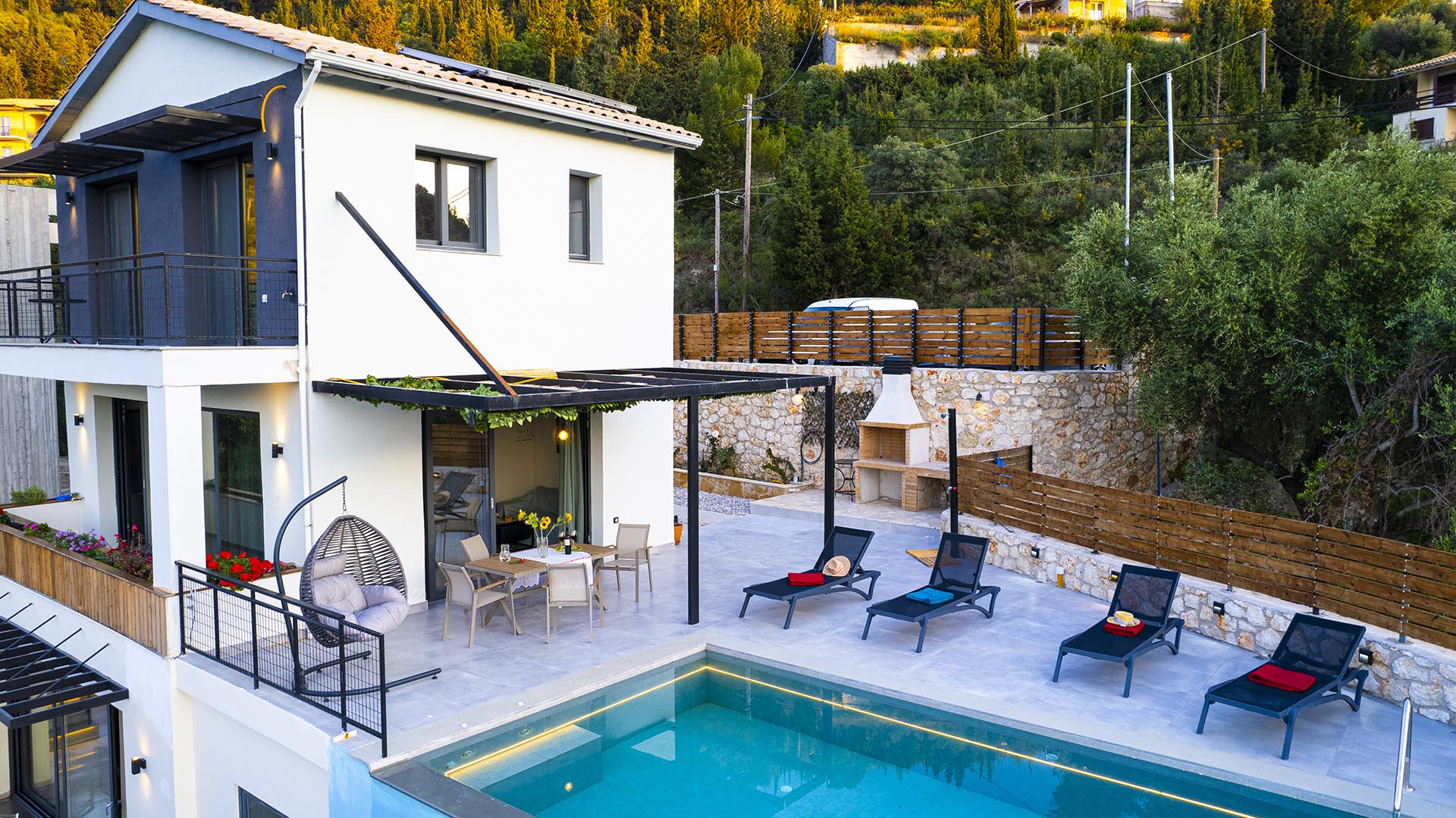 A Luxury Villa in Lefkada Ilianthi