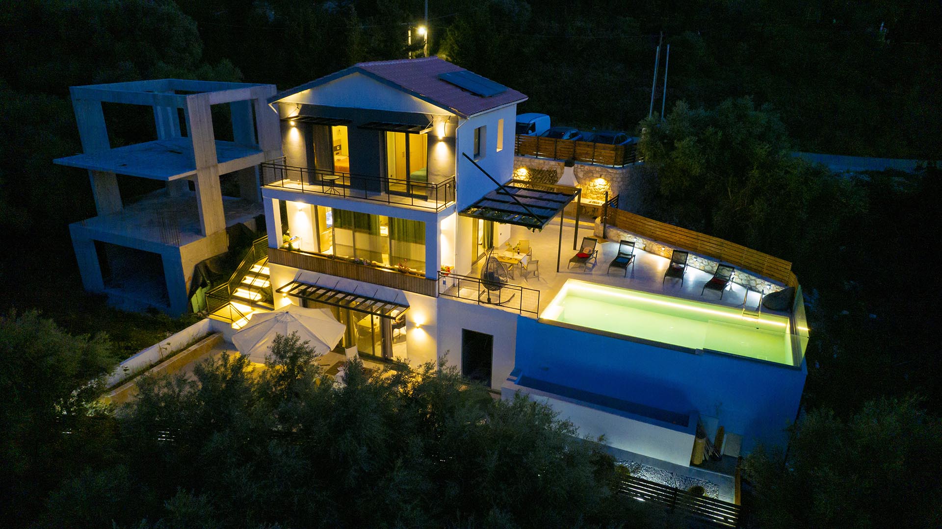 Private Poolside Lefkada Villa Ilianthi